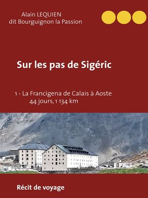 cover image of Sur les pas de Sigéric
